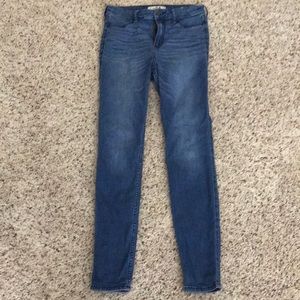Hollister blue jeans high waist skinny